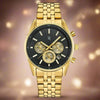 Delawrence Royal King Chronograph Men's watch - black gold