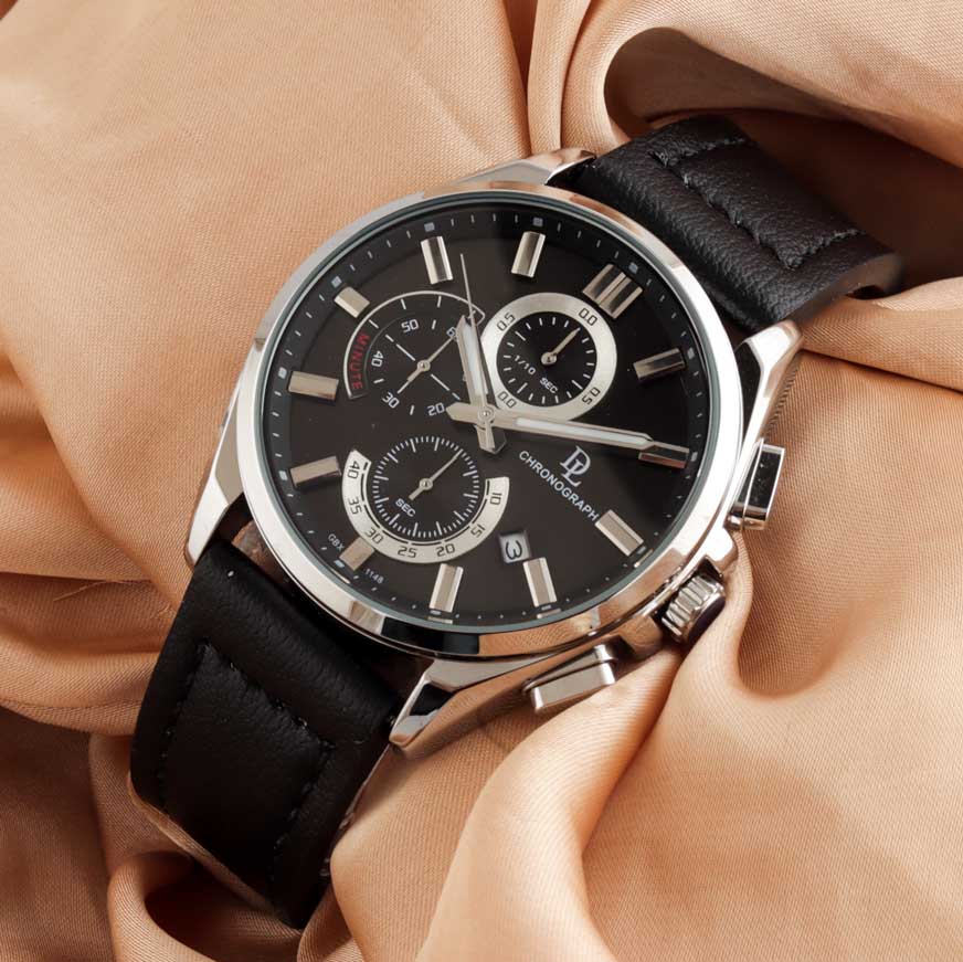 SuperSports Leather Men's watch
