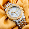 Delawrence Royal King Chronograph Men's watch - white gold