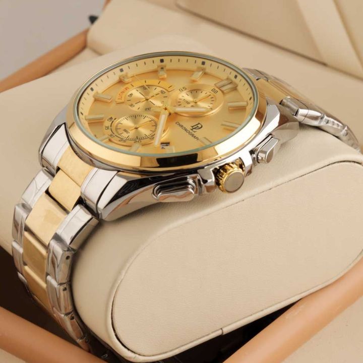 SuperSports Alloy-Steel Chronograph Golden
