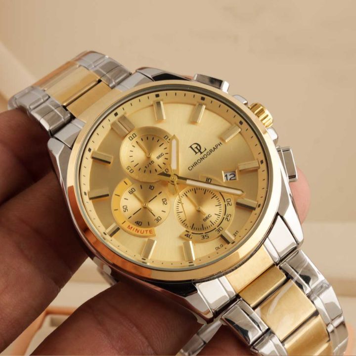 SuperSports Alloy-Steel Chronograph Golden