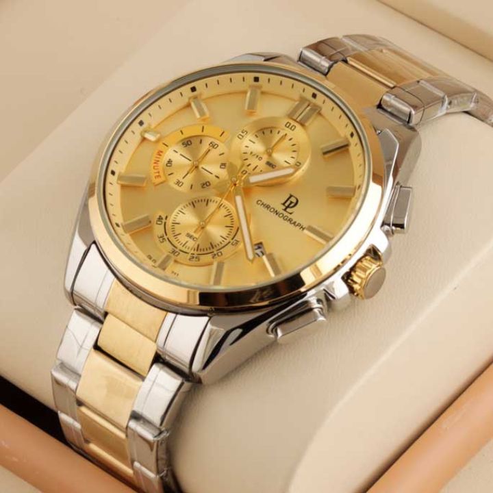 SuperSports Alloy-Steel Chronograph Golden