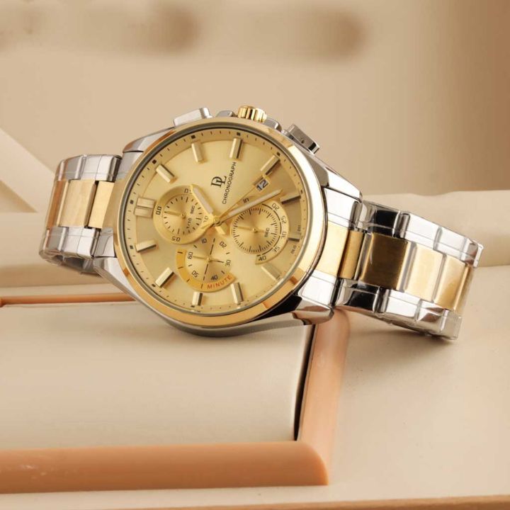 SuperSports Alloy-Steel Chronograph Golden