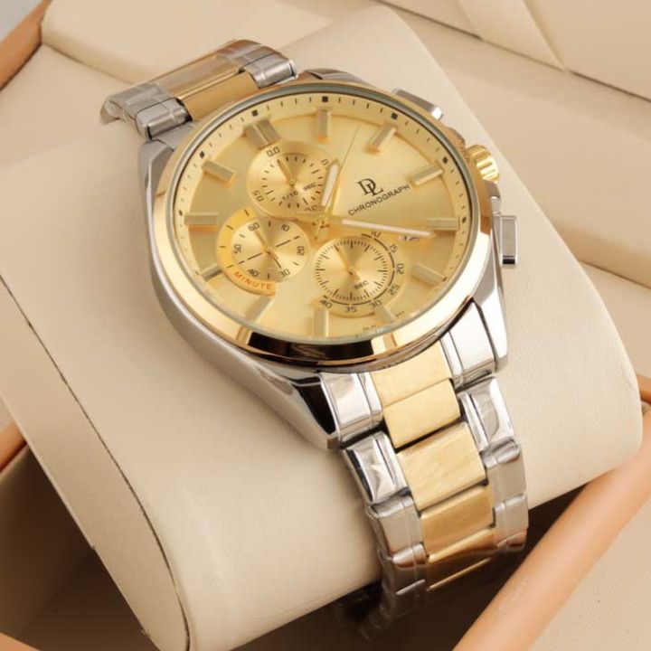 SuperSports Alloy-Steel Chronograph Golden