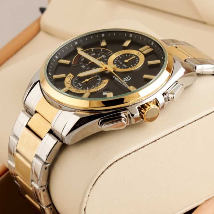 SuperSports Alloy-Steel Chronograph Black