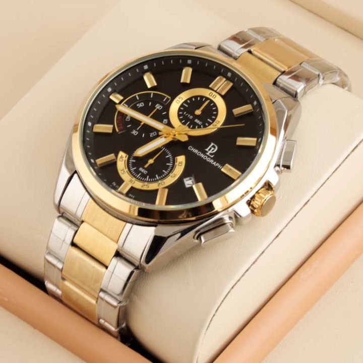 SuperSports Alloy-Steel Chronograph Black