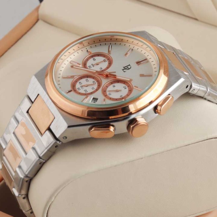 Delawrence Traditions Chronograph Men's watch Rose Gold